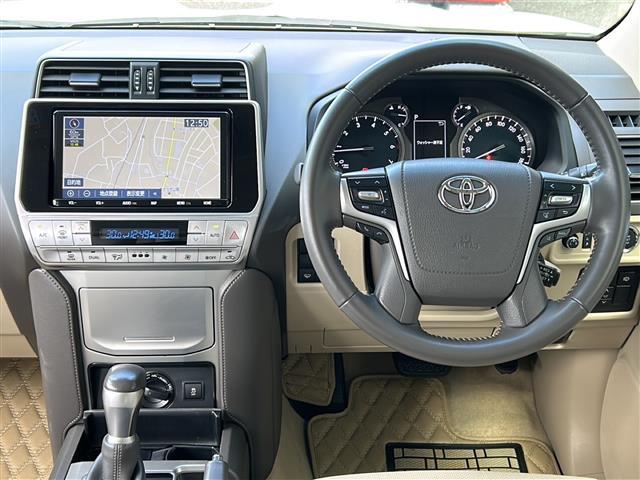 ランドクルーザープラド TX Lパッケージ マットブラックエディション 禁煙 7人乗 ムーンルーフ 純正9型ナビ バックカメラ HDMI/USB ドライブレコーダー ETC レザーシート シートヒーター/ベンチレーション ヘッドランプウォッシャー LEDヘッドランプ(2枚目)