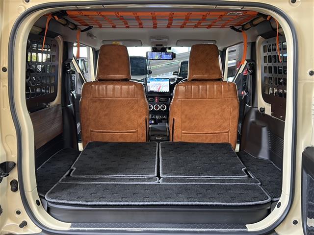 ジムニー XC 禁煙 社外フローティングナビ バックカメラ クルーズコントロール LEDヘッドライト フォグランプ ETC ルーフキャリア 革調シートカバー OPフロントグリル 社外16インチアルミ ミラー型ドラレコ(25枚目)