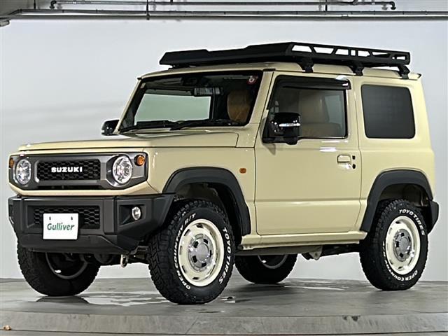 ジムニー XC 禁煙 社外フローティングナビ バックカメラ クルーズコントロール LEDヘッドライト フォグランプ ETC ルーフキャリア 革調シートカバー OPフロントグリル 社外16インチアルミ ミラー型ドラレコ(30枚目)