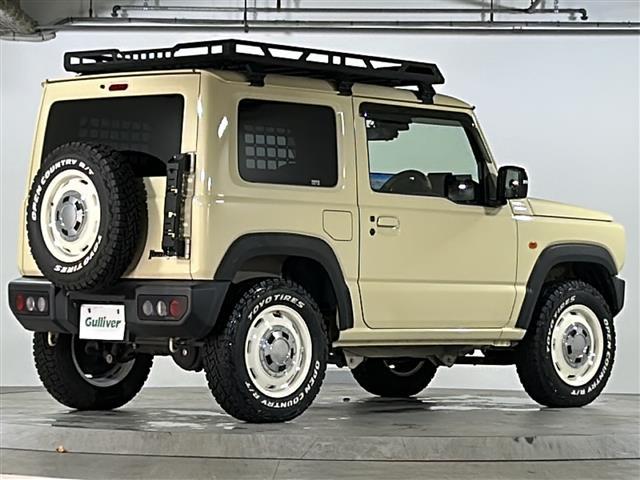 ジムニー XC 禁煙 社外フローティングナビ バックカメラ クルーズコントロール LEDヘッドライト フォグランプ ETC ルーフキャリア 革調シートカバー OPフロントグリル 社外16インチアルミ ミラー型ドラレコ(32枚目)