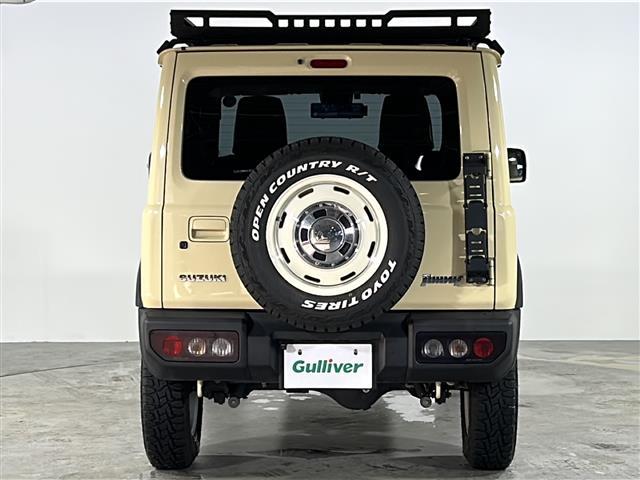 ジムニー XC 禁煙 社外フローティングナビ バックカメラ クルーズコントロール LEDヘッドライト フォグランプ ETC ルーフキャリア 革調シートカバー OPフロントグリル 社外16インチアルミ ミラー型ドラレコ(36枚目)