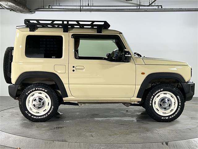 ジムニー XC 禁煙 社外フローティングナビ バックカメラ クルーズコントロール LEDヘッドライト フォグランプ ETC ルーフキャリア 革調シートカバー OPフロントグリル 社外16インチアルミ ミラー型ドラレコ(37枚目)