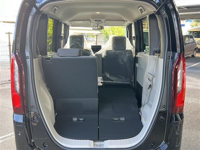 N-BOX ベースグレード 届出済み未使用車 片側パワースライドドア D/Nシートヒーター プロジェクター式フルLEDヘッドライト(デイタイムランニングランプ付) スマートキー ロールサンシェード 電子制御パーキングブ(28枚目)