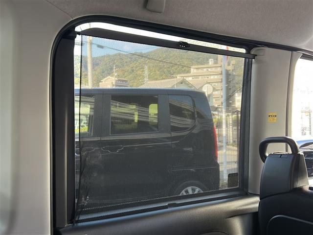 タント カスタムRS 社外7型ナビ 両側パワースライドドア ETC スタッドレス アイドリングストップ 後席サンシェード スペアキー 純正アルミ付きタイヤ4本車載 LEDヘッドライト フォグ(24枚目)