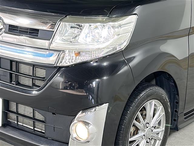 タント カスタムRS 社外7型ナビ 両側パワースライドドア ETC スタッドレス アイドリングストップ 後席サンシェード スペアキー 純正アルミ付きタイヤ4本車載 LEDヘッドライト フォグ(31枚目)