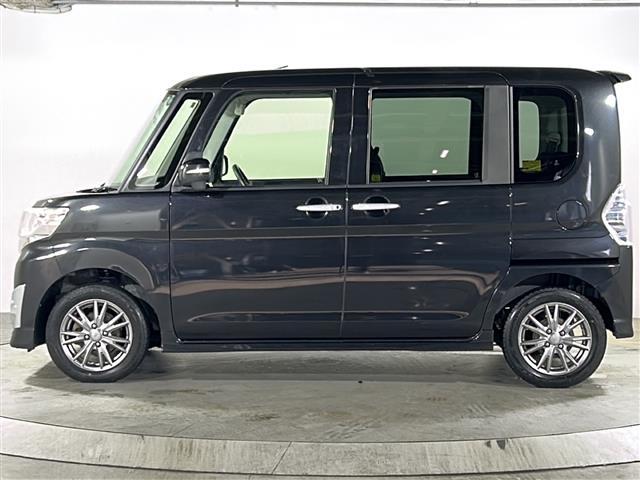 タント カスタムRS 社外7型ナビ 両側パワースライドドア ETC スタッドレス アイドリングストップ 後席サンシェード スペアキー 純正アルミ付きタイヤ4本車載 LEDヘッドライト フォグ(36枚目)