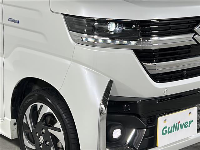 スペーシアカスタム ハイブリッドＸＳターボ　禁煙　４ＷＤ　ターボ　ＯＰ９型ナビ　全方位モニター　ＨＵＤ　レーダークルーズコントロール　ハーフレザー　シートヒーター　両側パワースライドドア　コーナーセンサー　サーキュレーター　電動パーキング（32枚目）