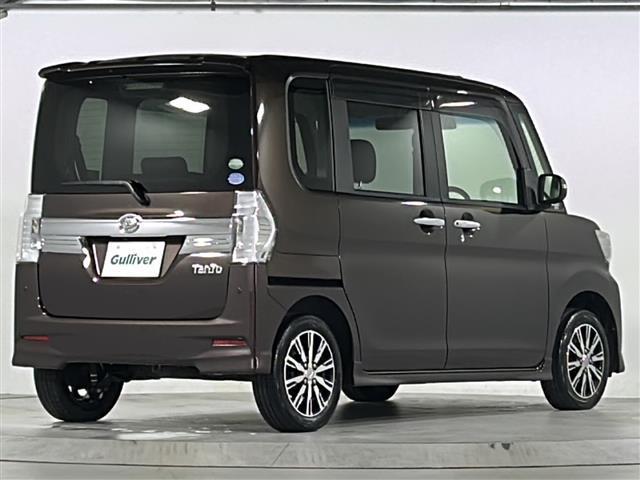 タント カスタム　Ｘ　トップＥＤ　ＳＡＩＩ　禁煙　社外ナビ　スマートアシストＩＩ　ＨＩＤヘッドライト　フォグランプ　スマートキー／プッシュスタート　片側パワースライドドア　ハーフレザーシート　純正ドアバイザー　フロアマット　純正アルミホイール（32枚目）