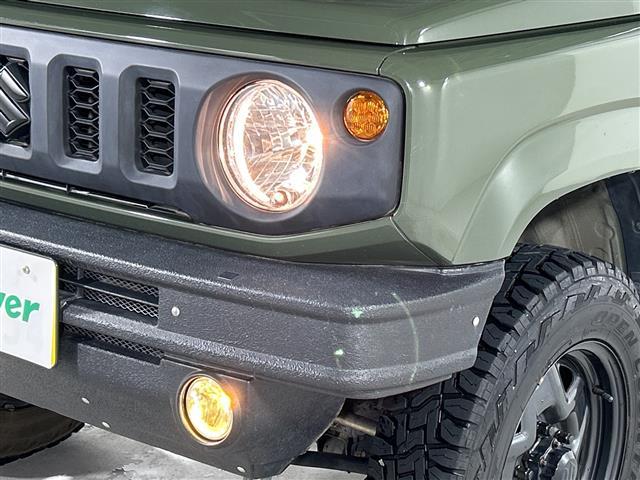 ジムニー XL 禁煙 純正ディスプレイオーディオ BRIDEシート ETC モンスタースポーツリフトアップ オープンカントリー ツイーター ルーフレール 社外フロントバンパー スマートキー/プッシュスタート(33枚目)