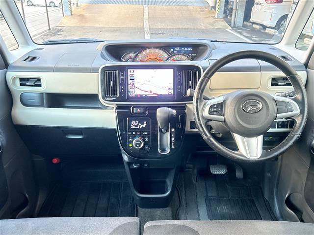 ムーヴキャンバス Ｇブラックインテリアリミテッド　ＳＡＩＩＩ　禁煙車　スマートアシスト　純正ナビ　全方位カメラ　ＥＴＣ　ドライブレコーダー　両側パワースライドドア　ＬＥＤヘッドライト　誤発進抑制制御　衝突被害軽減ブレーキ　純正フロアマット　純正ドアバイザー（3枚目）