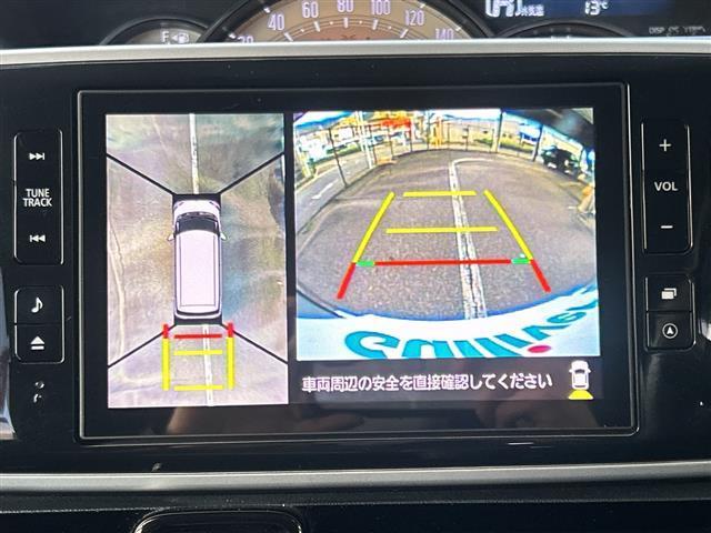 ムーヴキャンバス Ｇブラックインテリアリミテッド　ＳＡＩＩＩ　禁煙車　スマートアシスト　純正ナビ　全方位カメラ　ＥＴＣ　ドライブレコーダー　両側パワースライドドア　ＬＥＤヘッドライト　誤発進抑制制御　衝突被害軽減ブレーキ　純正フロアマット　純正ドアバイザー（6枚目）