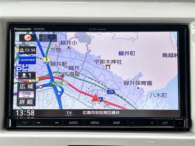 ハスラー Ｇ　禁煙　社外ナビ　ＣＤ／ＤＶＤ／ＤＴＶ／Ｂｌｕｅｔｏｏｔｈ　シートヒーター　純正１５インチアルミホイール　スマートキー　プッシュスタート　純正ドアバイザー　純正フロアマット　ＥＴＣ　電動格納ミラー（5枚目）