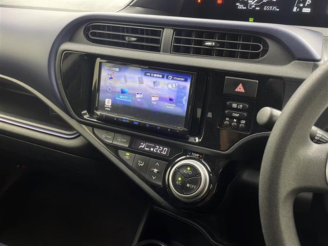 アクア S KENWOOD製7インチSDナビ CD DVD Bluetooth USB フルセグTV ETC スマートキー スペアキー×2 横滑り防止装置 盗難防止装置 純正フロアマット AAC 取扱説明書(4枚目)