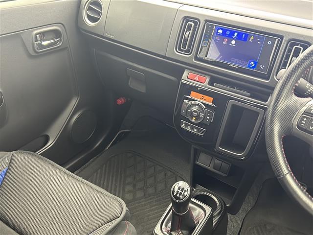 アルトワークス ベースグレード 社外ディスプレイオーディオ(PVH-9300DVSZS) CD DVD ブルートゥース AUX 前席RECAROシート ADVANRacing15インチAW ETC 前後ドライブレコーダー(10枚目)