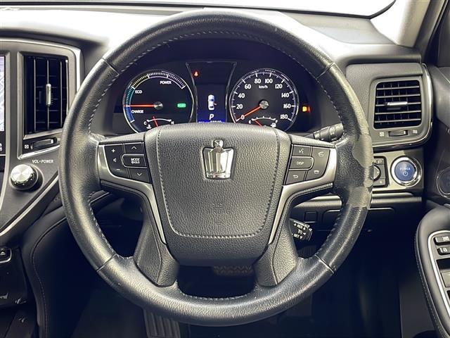 クラウンハイブリッド アスリートS 純正8インチHDDナビ サンルーフ ETC バックカメラ 衝突被害軽減システム クルーズコントロール追従無し アイドリングストップ オートライト 純正17インチAW 純正フロアマット パワーシート(9枚目)