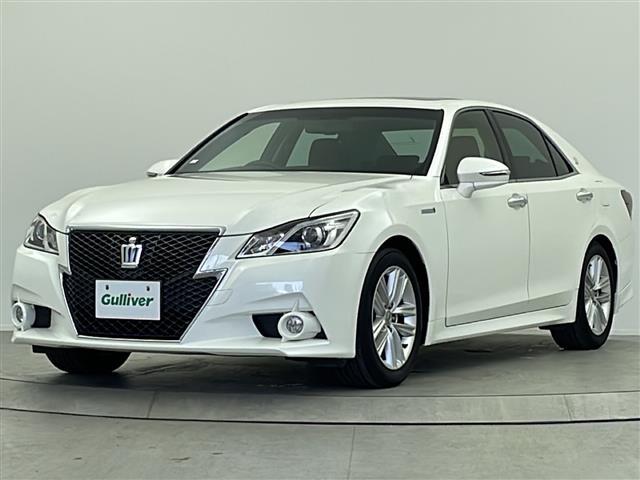 クラウンハイブリッド アスリートS 純正8インチHDDナビ サンルーフ ETC バックカメラ 衝突被害軽減システム クルーズコントロール追従無し アイドリングストップ オートライト 純正17インチAW 純正フロアマット パワーシート(23枚目)