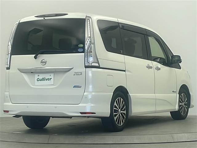 セレナ ハイウェイスターS-HVアドバンスドセーフティパック 純正SDナビ 全方位カメラ フリップダウンモニター 全方位カメラ 両側パワースライドドア ETC 衝突被害軽減システム クルーズコントロール追従なし コーナーセンサー前後 オートライト 純正マット(25枚目)