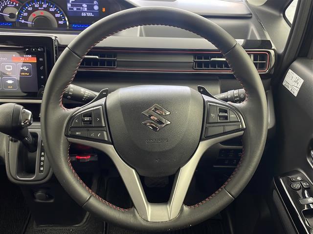 ワゴンRスティングレー ハイブリッドT 純正ナビ HUD 全方位カメラ シトヒタ クルコン ETC 横滑り防止装置 レーンキープアシスト 盗難防止装置 オートライト オートマチックハイビーム 衝突被害軽減システム スマートキー 保 取説(9枚目)