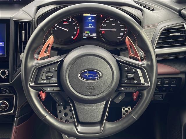 フォレスター ＳＴＩスポーツ　純正８型ナビ　ダイアトーンサウンド　ＢＳＭ　アイサイト　Ｘ－ＭＯＤＥ　ＳＴＩシフトノブ　シートベルトプロテクター　パドルシフト　前後コーナーセンサー　フロントカメラ　サイドカメラ　前後シートヒーター（9枚目）