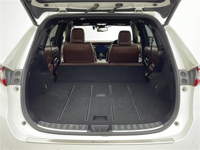 ハリアー プレミアム 10型ナビ フルセグTV バックモニター 衝突軽減ブレーキ 電動リアゲート ビルドインETC 茶革シート LEDヘッドライト フォグランプ 純正18インチアルミホイール 追従クルコン 横滑り防止装置(29枚目)