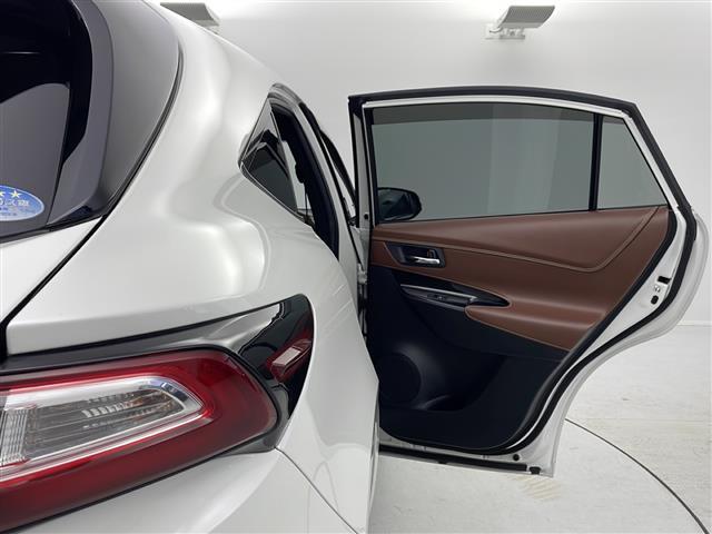 ハリアー プレミアム 10型ナビ フルセグTV バックモニター 衝突軽減ブレーキ 電動リアゲート ビルドインETC 茶革シート LEDヘッドライト フォグランプ 純正18インチアルミホイール 追従クルコン 横滑り防止装置(36枚目)