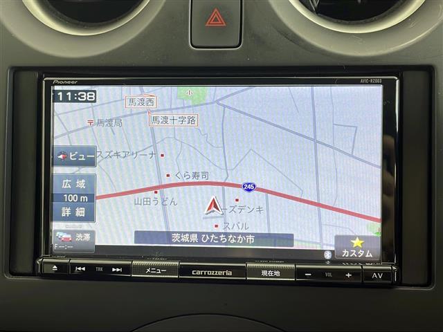 ノート X 純正ナビ バックモニター スマートキー ETC 衝突軽減ブレーキ 横滑り防止装置 メモリーナビ USB入力端子 オートライト 純正フロアマット 盗難防止装置 コーナーセンサー レーンキープアシスト(3枚目)