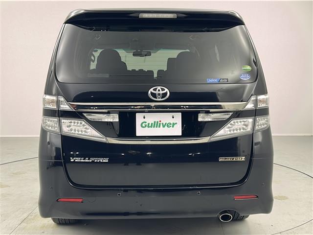 ヴェルファイア ２．４Ｚ　ゴールデンアイズＩＩ　純正ナビ　フルセグＴＶ　バックモニター　電動リアゲート　両側電動スライドドア　クルコン　パーキングアシスト　コーナーセンサー　純正１８インチアルミホイール　純正フロアマット　ＥＴＣ　スマートキー（36枚目）