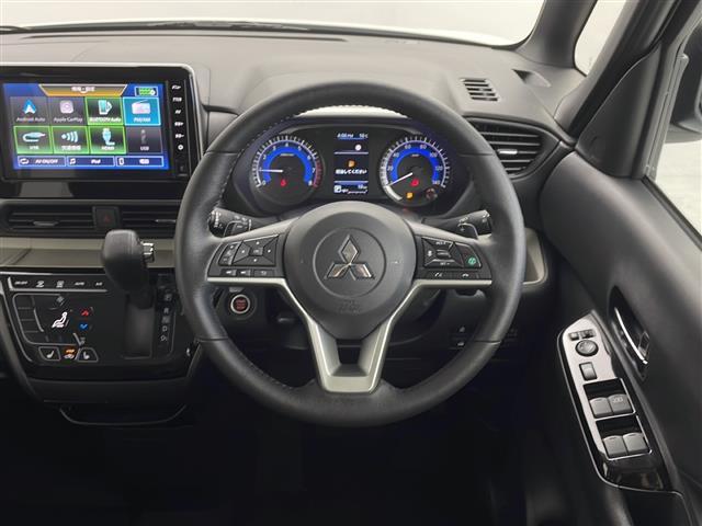 デリカミニ Ｔ　プレミアム　届出済未使用車　純正９型ディスプレイオーディオ　衝突軽減ブレーキ　マイパイロット　追従クルコン　レーンキープアシスト　パノラミックビューモニター　両側電動スライドドア　前席シートヒーター　スマートキー（21枚目）