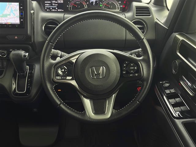 Ｎ－ＢＯＸカスタム Ｇ・ＥＸターボホンダセンシング　ホンダセンシング　純正ＳＤナビ　バックカメラ　両側電動スライドドア　レーダークルーズコントロール　ＬＥＤオートライト　ハーフレザーシート　シートヒーター　純正１５インチアルミホイール　ＥＴＣ　禁煙車（24枚目）