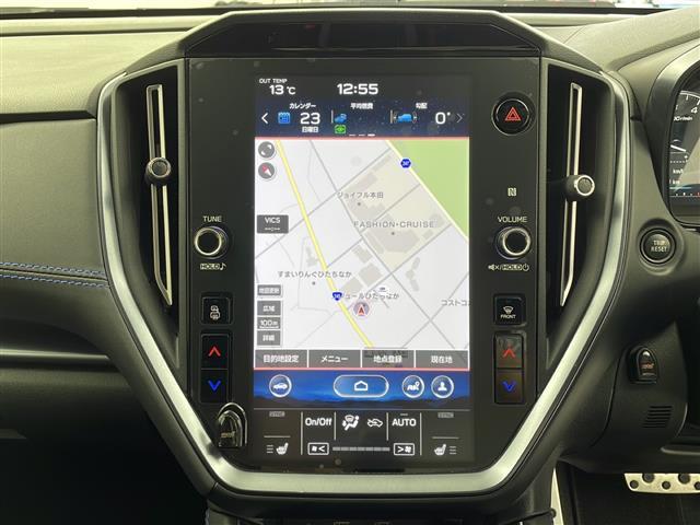 レヴォーグ ＧＴ－Ｈ　ＥＸ　純正ナビ　バックモニター　左サイドカメラ　ＥＴＣ　ドラレコ　ＬＥＤライト　シートヒーター　パワーシート　追従クルコン　衝突被害軽減ブレーキ　レーンキープアシスト　横滑り防止装置　コーナーセンサー（3枚目）