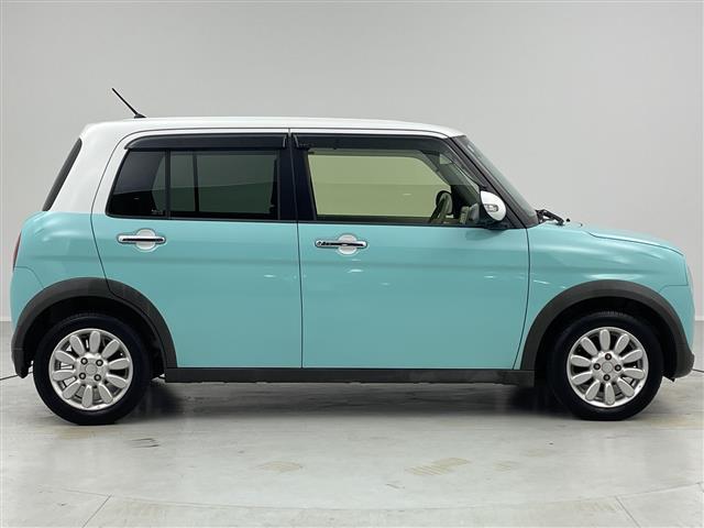 アルトラパン Ｘ　純正ナビ　フルセグＴＶ　アラウンドビューモニター　シートヒーター　衝突被害軽減ブレーキ　横滑り防止装置　アイドリングストップ　スマートキー　プッシュスタート　純正１４インチアルミホイール　ＬＥＤライト（41枚目）