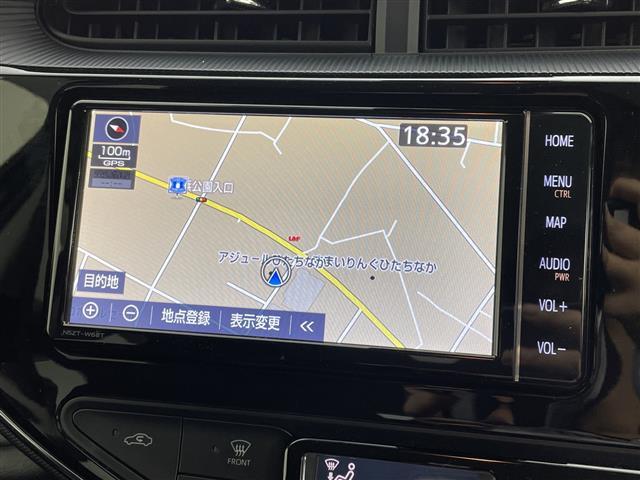 アクア Ｓスタイルブラック　純正ナビ　フルセグＴＶ　Ｂｌｕｅｔｏｏｔｈ　全方位カメラ　衝突軽減ブレーキ　レーンキープアシスト　オートハイビーム　ＬＥＤヘッドランプ　コーナーセンサー　シートヒーター　スマートキー　ＥＴＣ（3枚目）