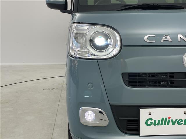 ムーヴキャンバス セオリーＧターボ　純正ナビ　バックモニター　フルセグＴＶ　両側電動スライドドア　シートヒーター　追従クルコン　衝突軽減ブレーキ　コーナーセンサー　ＬＥＤライト　オートライト　スマートキ―　純正フロアマット　フォグランプ（26枚目）