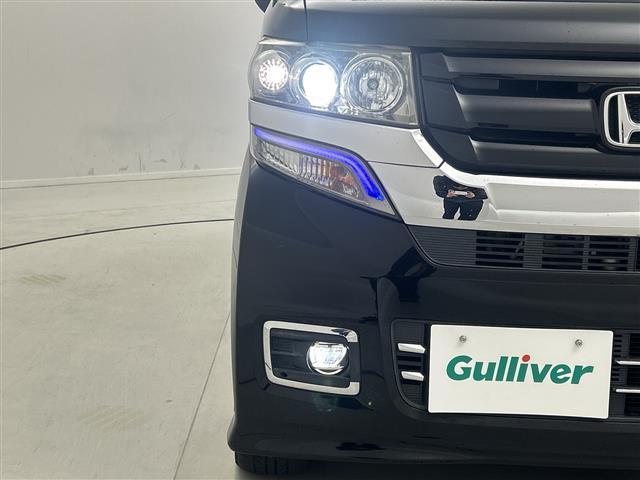 Ｎ－ＢＯＸカスタム Ｇ　ターボＳＳブラックスタイルパッケージ　純正ナビ　バックカメラ　フルセグＴＶ　ＥＴＣ　両側パワースライドドア　ＵＳＢプラグ　前席シートヒーター　クルコン　オートライト　ベンチシート　純正ＡＷ１５インチ　ＡＢＳ　衝突被害軽減システム（25枚目）