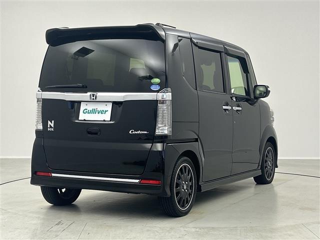 Ｎ－ＢＯＸカスタム Ｇ　ターボＳＳブラックスタイルパッケージ　純正ナビ　バックカメラ　フルセグＴＶ　ＥＴＣ　両側パワースライドドア　ＵＳＢプラグ　前席シートヒーター　クルコン　オートライト　ベンチシート　純正ＡＷ１５インチ　ＡＢＳ　衝突被害軽減システム（30枚目）