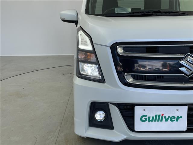 ワゴンＲスティングレー ハイブリッドＴ　衝突軽減ブレーキ　社外ナビ　クルーズコントロール　運転席シートヒーター　ドライブレコーダー　ヘッドアップディスプレイ　ステアリングスイッチナビ連動　　ＬＥＤヘッドライト　ＥＴＣ　ＲＳＲダウンサス（20枚目）