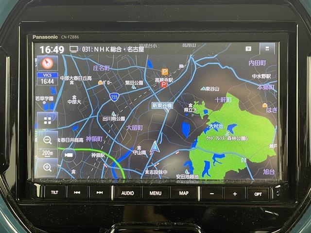 フレアクロスオーバー ハイブリッドXT 禁煙車/純正ナビ/フルセグTV/ビルトインETC/全方位モニター/デュアルカメラブレーキサポート/LEDヘッドライト/ナノイーX/革巻きステアリング/純正フロアマット/純正ドアバイザー(3枚目)