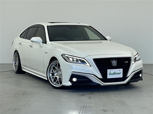 クラウンハイブリッド ＲＳアドバンス　禁煙車／純正ナビ／フルセグＴＶ／パノラミックビュー／ビルトインＥＴＣ／デジタルインナーミラー／電動ムーンルーフ／ＴＡＮＡＢＥダウンサス／ＴＷＳ鍛造アルミ／純正フロアマット／純正ドアバイザー（33枚目）