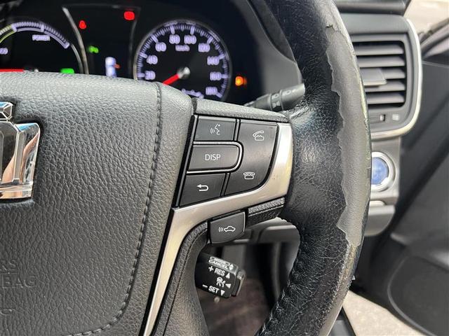 クラウンハイブリッド アスリートＳ　サンルーフ　レザーシート　純正８型ナビ　シートベンチレーション　シートヒーター　パワーシート　追従クルーズコントロール　ＨＩＤオートライト　純正１８インチアルミホイール　ビルトインＥＴＣ　前後ソナー（15枚目）