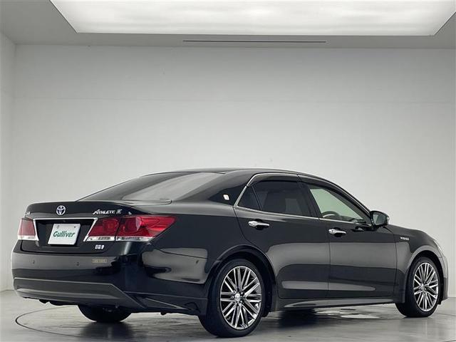 クラウンハイブリッド アスリートＳ　サンルーフ　レザーシート　純正８型ナビ　シートベンチレーション　シートヒーター　パワーシート　追従クルーズコントロール　ＨＩＤオートライト　純正１８インチアルミホイール　ビルトインＥＴＣ　前後ソナー（35枚目）