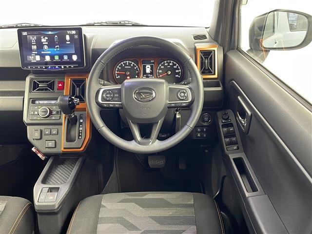 タフト Ｇターボ　サンルーフ　アルパイン製ディスプレイオーディオ　Ｂｌｕｅｔｏｏｔｈ　Ａｐｐｌｅ　ＣａｒＰｌａｙ　ＵＳＢ　衝突被害軽減ブレーキ　レーダークルーズコントロール　横滑り防止装置　コーナーセンサー　ＥＴＣ（11枚目）
