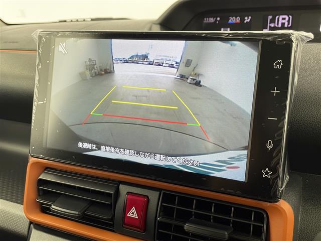 タント ファンクロス　純正９インチディスプライオーディオ　Ｂｌｕｅｔｏｏｔｈ　フルセグＴＶ　ＵＳＢ　Ａｐｐｌｅ　ＣａｒＰｌａｙ　両側パワースライドドア　衝突被害軽減ブレーキ　横滑り防止装置　コーナーセンサー　純正ＡＷ（4枚目）