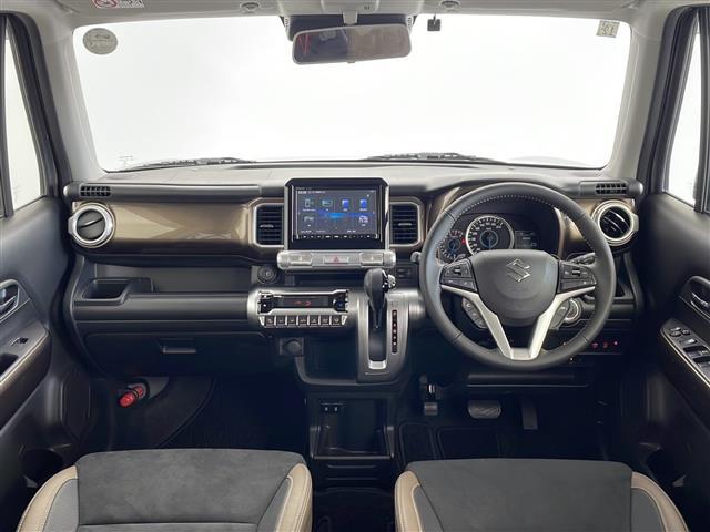 クロスビー 純正8インチナビ Bluetooth フルセグTV CD DVD USB スズキセーフディサポート デュアルカメラブレーキサポート アダプティブクルーズコントロール 全方位カメラ シートヒーターETC(2枚目)