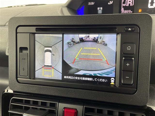 タント カスタムRS 純正ディスプレイオーディオ AM FM CD DVD AUX USB 両側パワースライドドア 全方位カメラ 衝突被害軽減ブレーキ 前後コーナーセンサー アイドリングストップ 横滑り防止装置シートヒータ(5枚目)