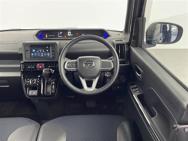 タント カスタムRS 純正ディスプレイオーディオ AM FM CD DVD AUX USB 両側パワースライドドア 全方位カメラ 衝突被害軽減ブレーキ 前後コーナーセンサー アイドリングストップ 横滑り防止装置シートヒータ(8枚目)