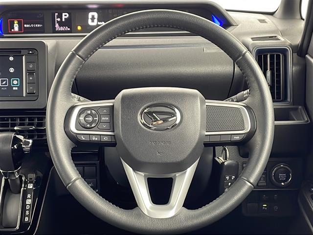 タント カスタムRS 純正ディスプレイオーディオ AM FM CD DVD AUX USB 両側パワースライドドア 全方位カメラ 衝突被害軽減ブレーキ 前後コーナーセンサー アイドリングストップ 横滑り防止装置シートヒータ(9枚目)