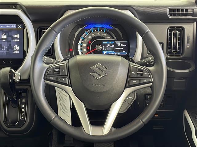 ハスラー ハイブリッドＸターボ　純正９インチナビ　ＣＤ　ＤＶＤ　ＢＴ　フルセグＴＶ　アラウンドビューモニター　アダプティブクルーズコントロール　衝突被害軽減システム　シートヒーター　パドルシフト　ＥＴＣ（5枚目）