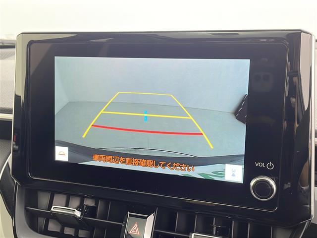 カローラクロス ハイブリッド　Ｚ　純正８インチナビ　バックカメラ　ルーフレール　パノラマルーフ　フルセグＴＶ　ＥＴＣ２．０　本革＋ファブリックシート　ハンズフリーパワーバックドア　純正１８インチアルミホイール　スペアキー（3枚目）