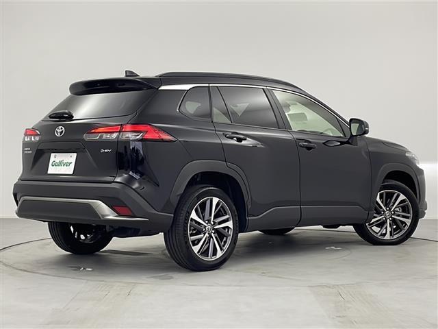 カローラクロス ハイブリッド　Ｚ　純正８インチナビ　バックカメラ　ルーフレール　パノラマルーフ　フルセグＴＶ　ＥＴＣ２．０　本革＋ファブリックシート　ハンズフリーパワーバックドア　純正１８インチアルミホイール　スペアキー（34枚目）