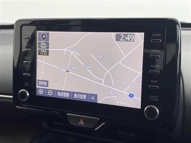 ヤリスクロス ハイブリッドZ 禁煙車 純正ナビ Bluetooth/AppleCarplay バックカメラ ブラインドスポットモニター 前後ドライブレコーダー オートブレーキホールド オートLEDヘッドライト シートヒーター(3枚目)